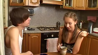 Teen (18+) Enjoys Coffee With Sperm