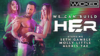 Alexis Tae Y Molly Little Disfrutan De Un Trío Caliente Con Seth Gamble