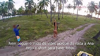 Casal Brasileiro Curte Exibição De Por Do Sol Exibicionista E Sexo Oral Em Maracaipe