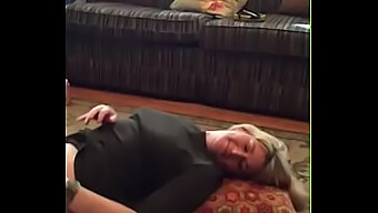 Milf Gets Her Face Fucked And Cums On Camera