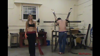 Taylor Dawn'S Training Session With A Whip