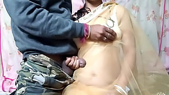 Teen Indian Girl Gets A Big Cock In Her Mouth And Ass