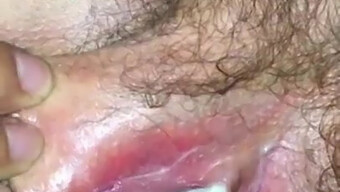 Fingering Pussy For A Dirty Close-Up