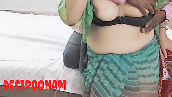 インドのメイドの乳首とお尻が誘惑され、ファックされる