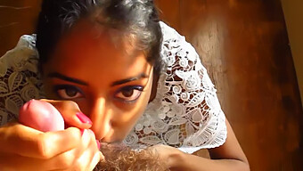 Indian Babes Give A Homemade Blowjob