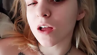 Young Amateur Enjoys Violent Orgasm