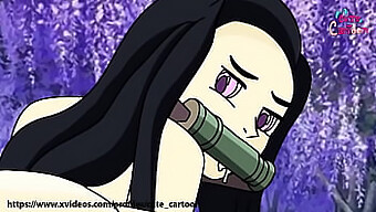 Nezuko Og Tanjiros Lidenskabelige Møde I Animation