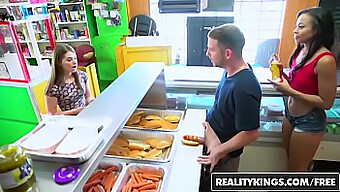 Blowjob And Anal For Hot Dog Stand