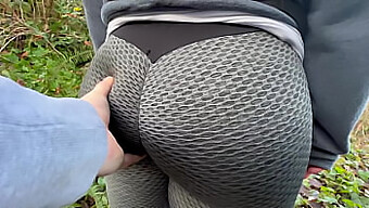 Bubble Butt Girl Gets Groped In Public Park