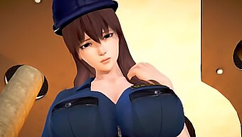 Úžasná Japonská Policajtka Sa Masturbuje V 3d Hentai