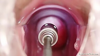 Amateur Blonde Gets A Bizarre Enema And Spreading