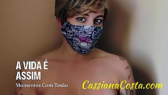 性欲旺盛的家庭主妇cassiana Costa被一根大鸡巴操得淘气