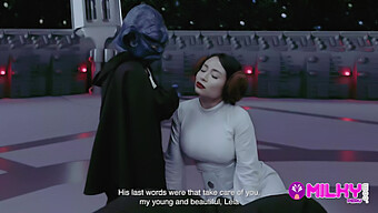 Sith Lord Yoda'S Hot Encounter With Voluptuous Princess Leia In Hd