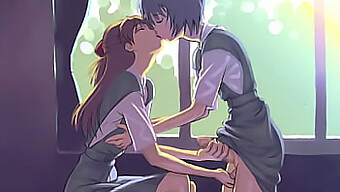 Cute And Sexy Anime Girl Gets An Intense Ear Kiss In This Hd Video