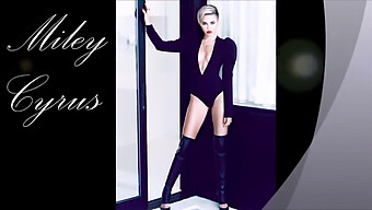 La Plus Chaude Miley Cyrus En Collants Se Fait Baiser