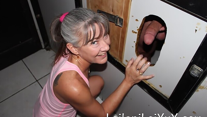 First-Time Milf Enjoys Her First Glory Hole Experience